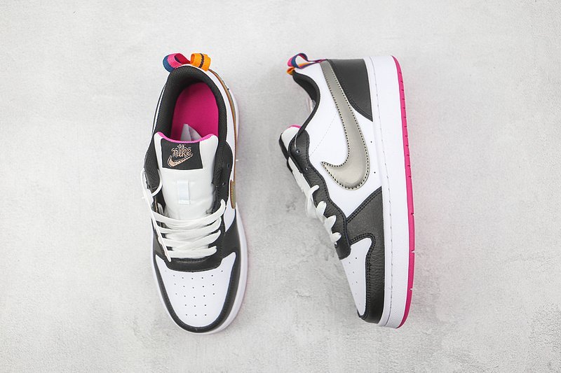 Nike Court Borough Low 2 "Off Noir Pink Prime" фото № 7