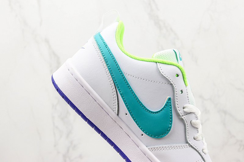 Nike Court Borough Low 2 "White/Teal Blue" фото № 3