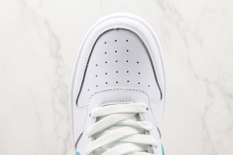 Nike Court Borough Low 2 "White/Teal Blue" фото № 4