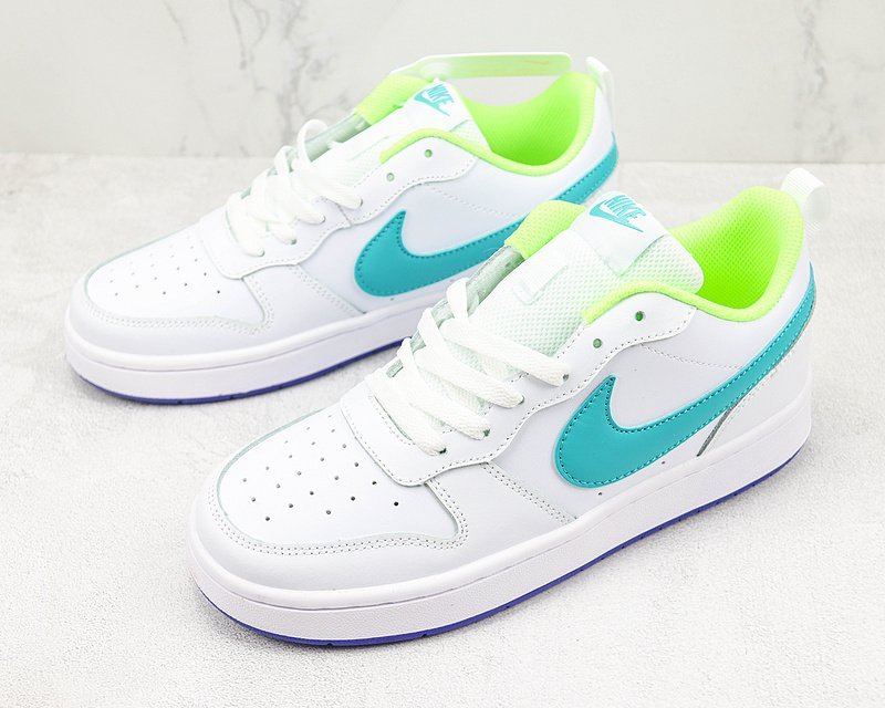 Nike Court Borough Low 2 "White/Teal Blue" фото № 5