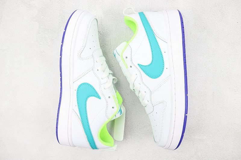Nike Court Borough Low 2 "White/Teal Blue" фото № 7