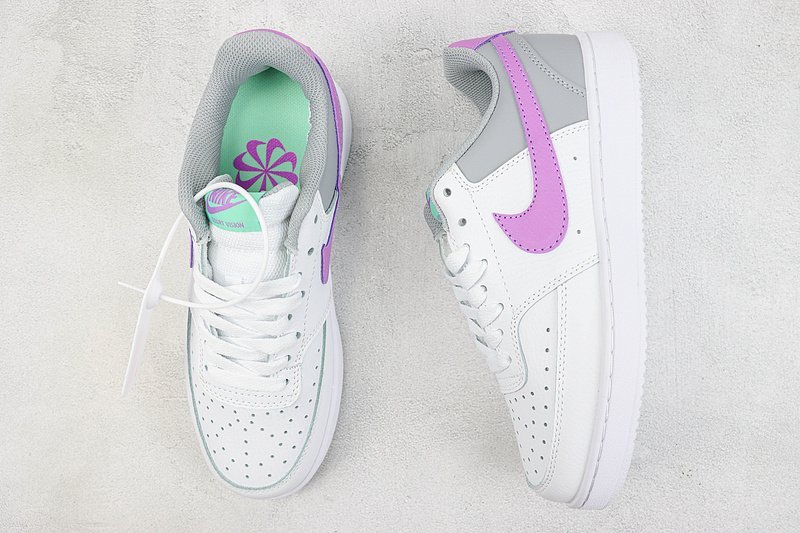 Nike Court Vision Low "White/Rush Fuchsia" фото № 7