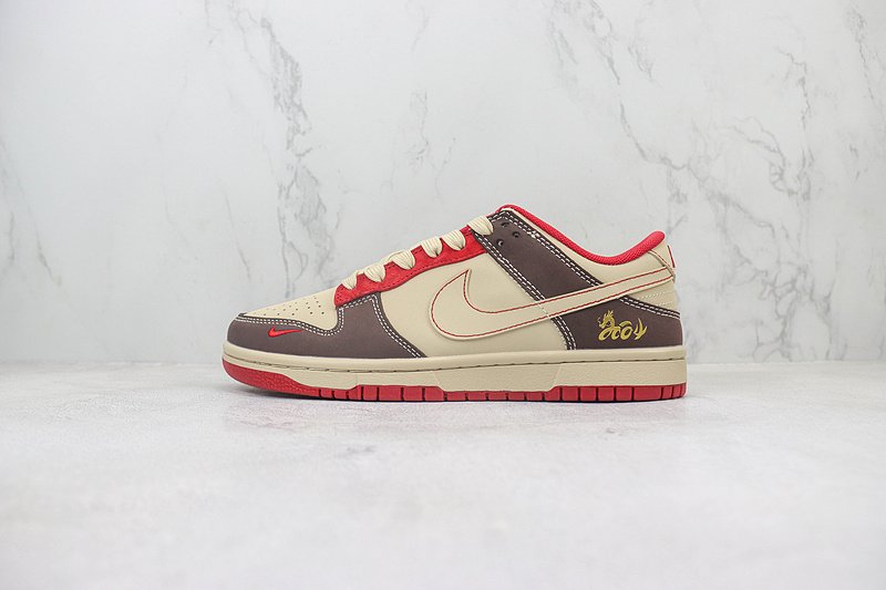 Nike Dunk Low "Year of the Dragon/Beige/Brown" фото № 2