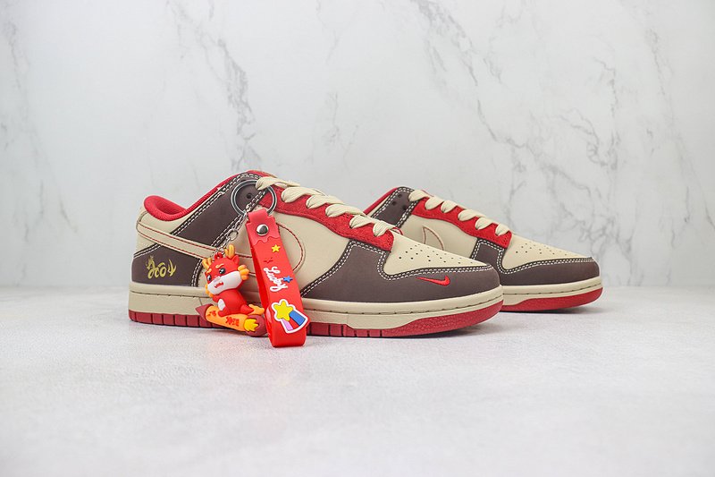 Nike Dunk Low "Year of the Dragon/Beige/Brown" фото № 6