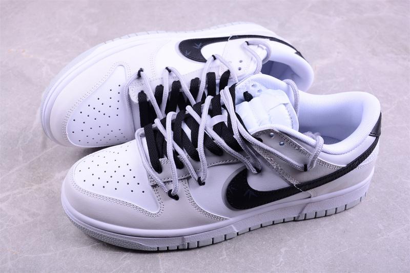 Nike Dunk Low "Black/White/Gray" фото № 5