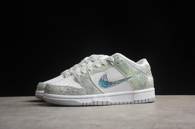 Nike Dunk Low Retro "White/Cyan" фото № 6