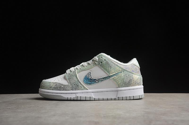 Nike Dunk Low Retro "White/Cyan" фото № 7