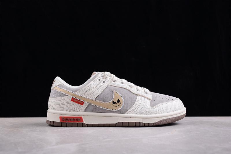 Supreme x Nike Dunk Low "Wood/Grays" фото № 6