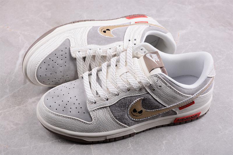 Supreme x Nike Dunk Low "Wood/Grays" фото № 4