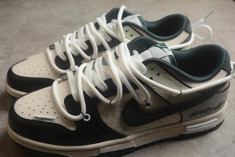 PandaPrank x Nike Dunk Low "Green and Beige" фото № 3