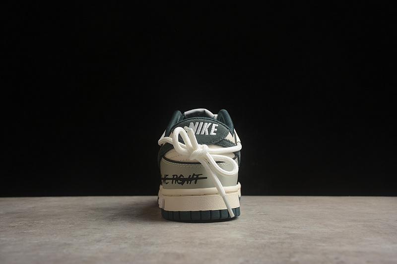 PandaPrank x Nike Dunk Low "Green and Beige" фото № 2