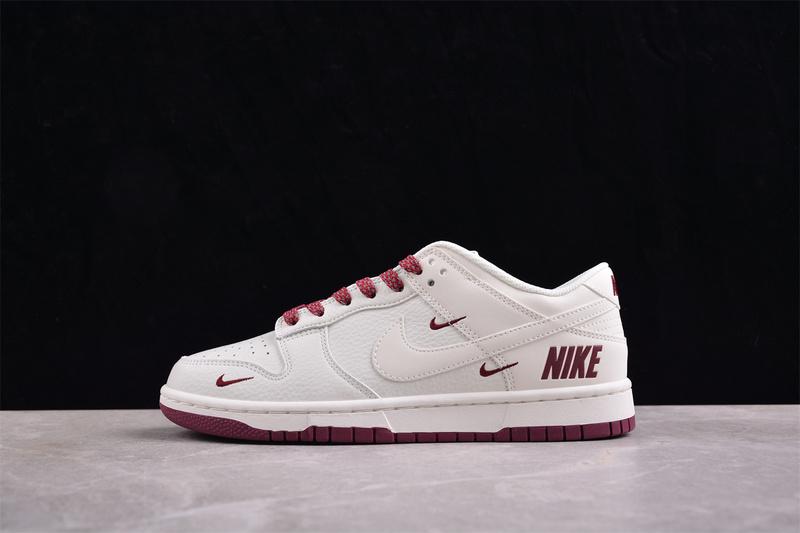 Nike Dunk Low "Triple Swoosh/Ivory/Red" фото № 5