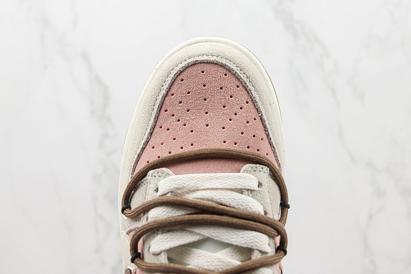 Nike Dunk Low SE 85 Double Swoosh "Grey/Cherry" фото № 3