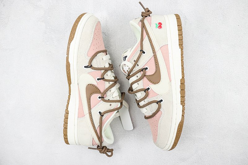 Nike Dunk Low SE 85 Double Swoosh "Grey/Cherry" фото № 7