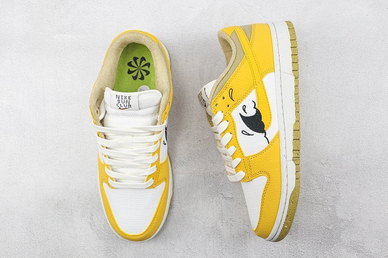 Nike Dunk Low "Sun Club/White/Yellow" фото № 6