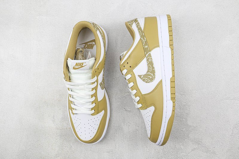 Nike Dunk Low "Yellow Paisley" фото № 6