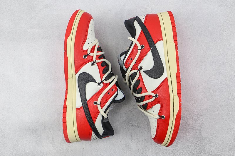 Nike SB Dunk Low Retro XD "Beige/Red/Black" фото № 7