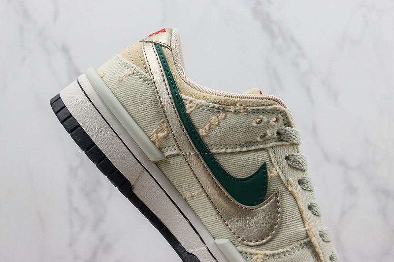 Nike SB Dunk Low "Beige/Green" фото № 4