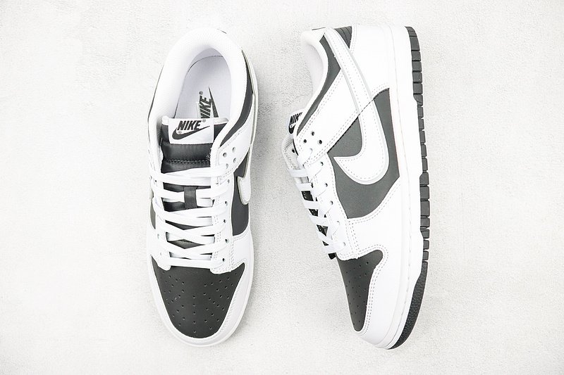 Nike Dunk Low "White/Black/Perforated" фото № 7