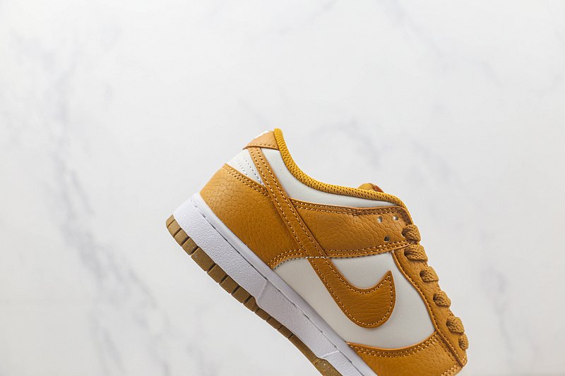 Nike Dunk Low "Gold/White" фото № 3