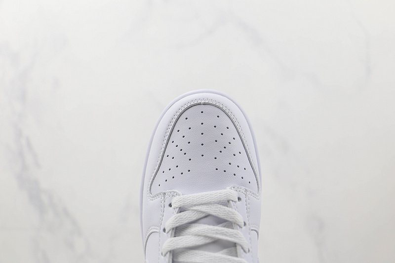 Nike Dunk Low "Triple White" фото № 4