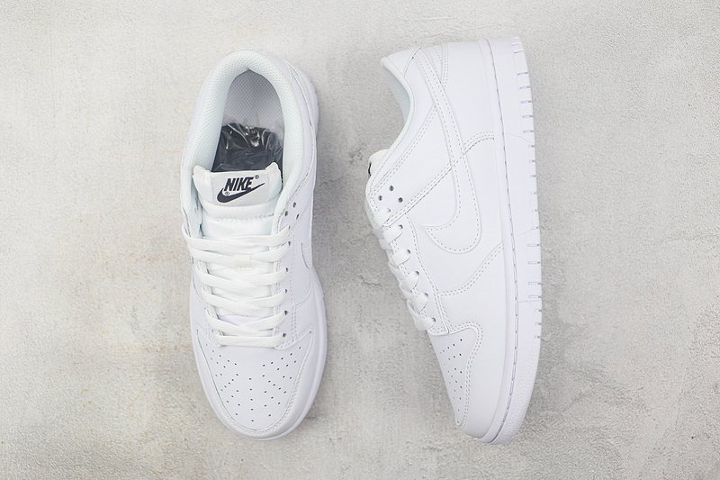 Nike Dunk Low "Triple White" фото № 7