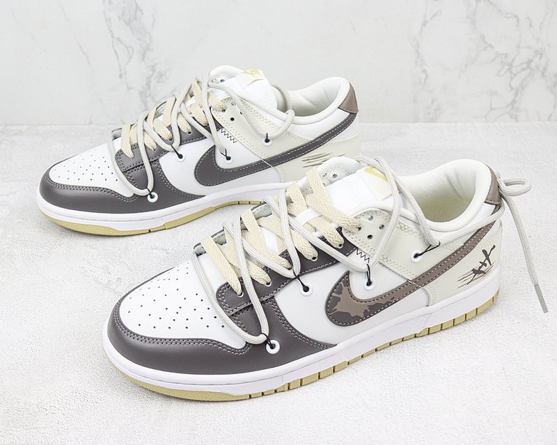 Nike Dunk Low "Brown Khaki" фото № 5