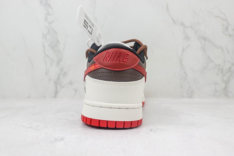 Nike Dunk Low Custom "Year of the Dragon/Red" фото № 9