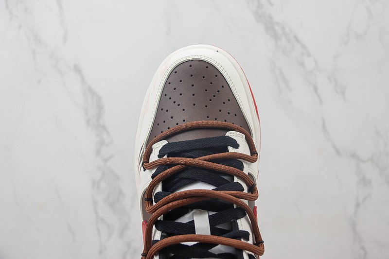 Nike Dunk Low Custom "Year of the Dragon/Red" фото № 4