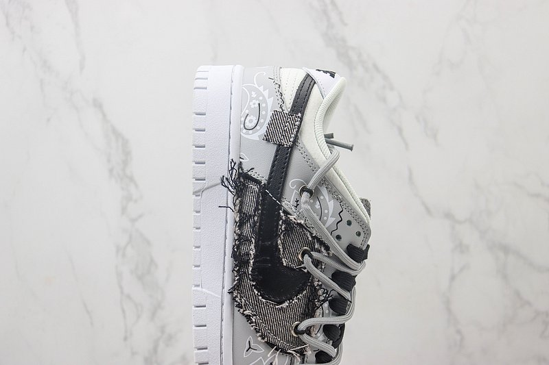 Nike Dunk Low "Jeans Patchwork/Grey/Black" фото № 3