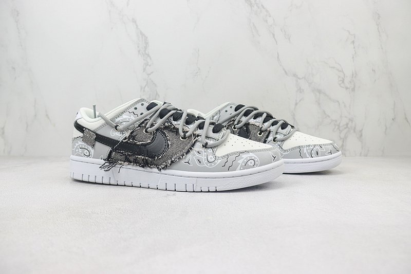 Nike Dunk Low "Jeans Patchwork/Grey/Black" фото № 6