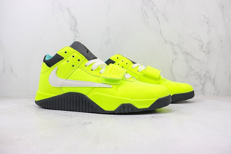 Travis Scott x Jordan Cut The Check "Neon Yellow" фото № 6