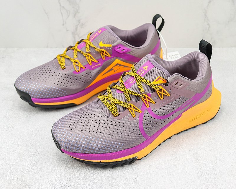 Nike React Pegasus Trail 4 "Violet/Orange/Gray" фото № 5