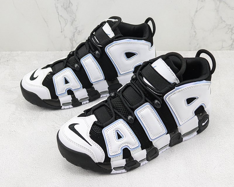 Nike Air More Uptempo "Olympic White/Metallic Gold/Midnight Navy" фото № 5