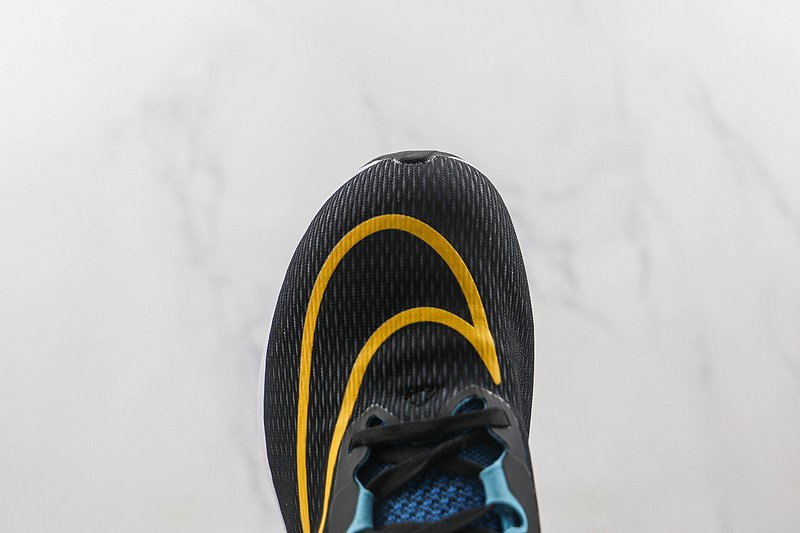 Nike Zoom Fly 4 "Black/Blue/Yellow" фото № 3