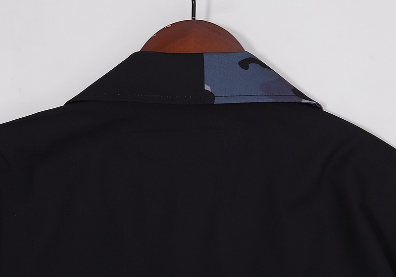 Рубашка Prada Short Sleeve "Black/Gray" фото № 3