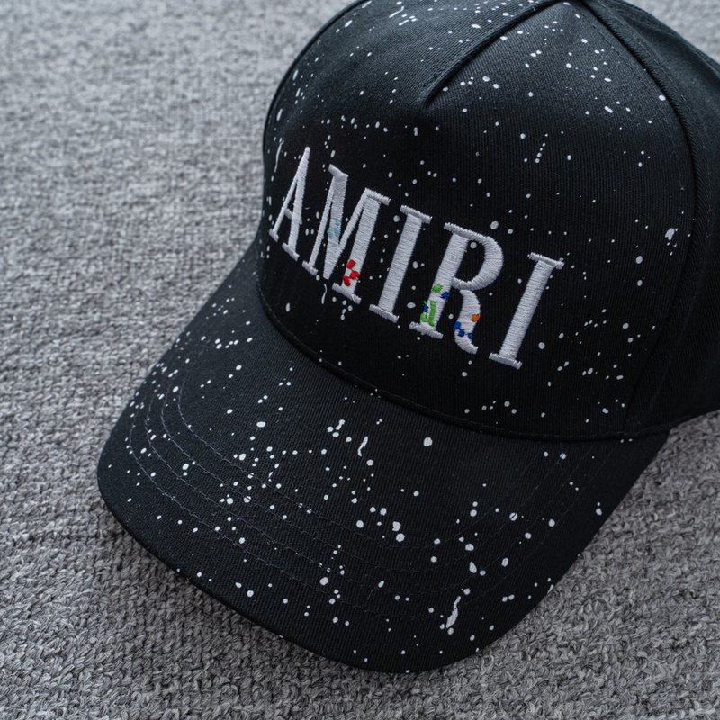 Кепка Amiri Speckled "Black" фото № 3
