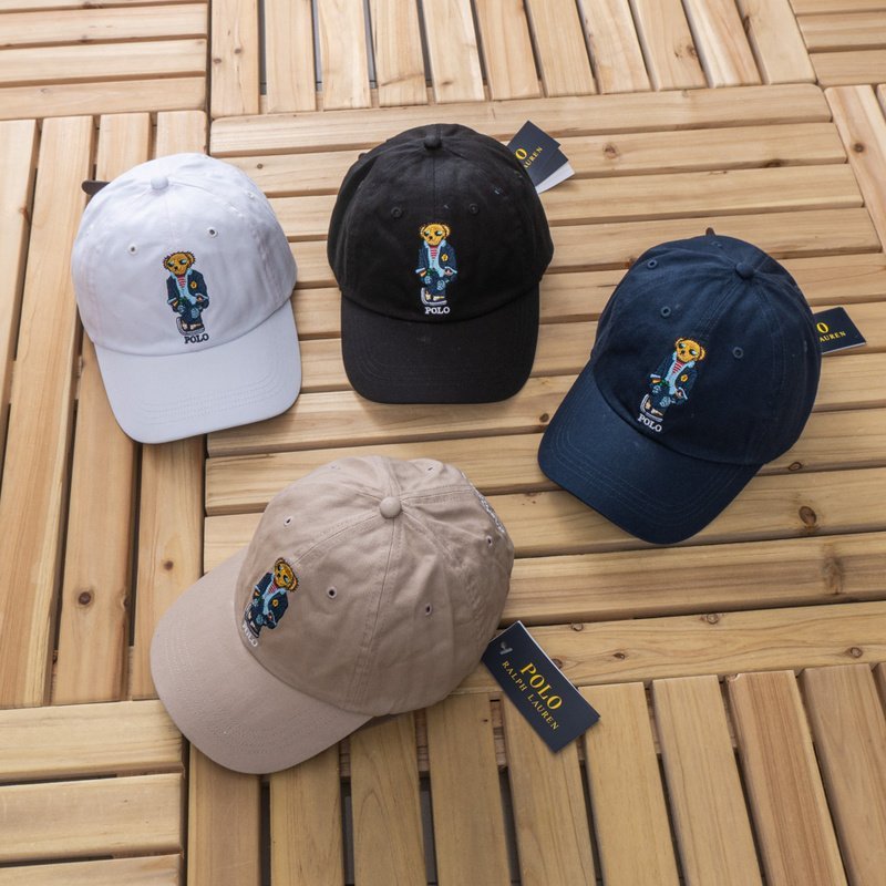 Бейсболка Polo Ralph Lauren Bear Glasses "Black" фото № 5