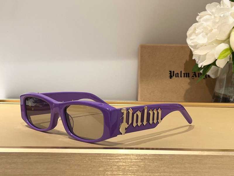 Солнцезащитные очки Palm Angels With Inscription On Temples "Violet" фото № 2