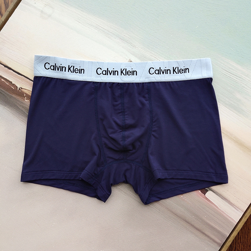 Трусы Calvin Klein Boxers With The Inscription "Blue" фото № 4
