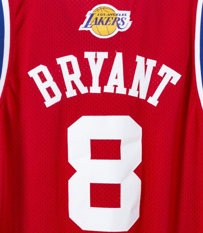 Баскетбольная Джерси NBA Los Angeles Lakers №8 Kobe Bryant "Red" фото № 2