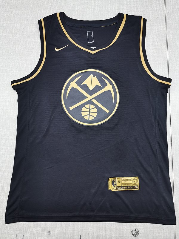 Баскетбольная Джерси Nike X NBA Denver Nuggets №15 Nikola Jokic "Black" фото № 3