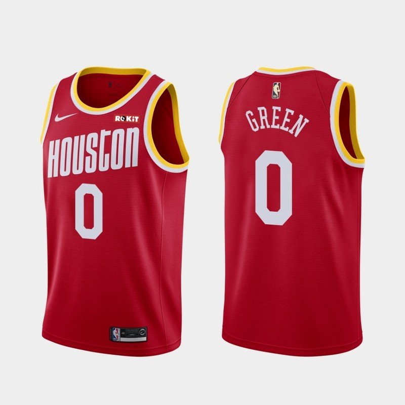Баскетбольная Джерси Nike Houston Rockets 21-22 №0 Jalen Green "Red" фото № 2