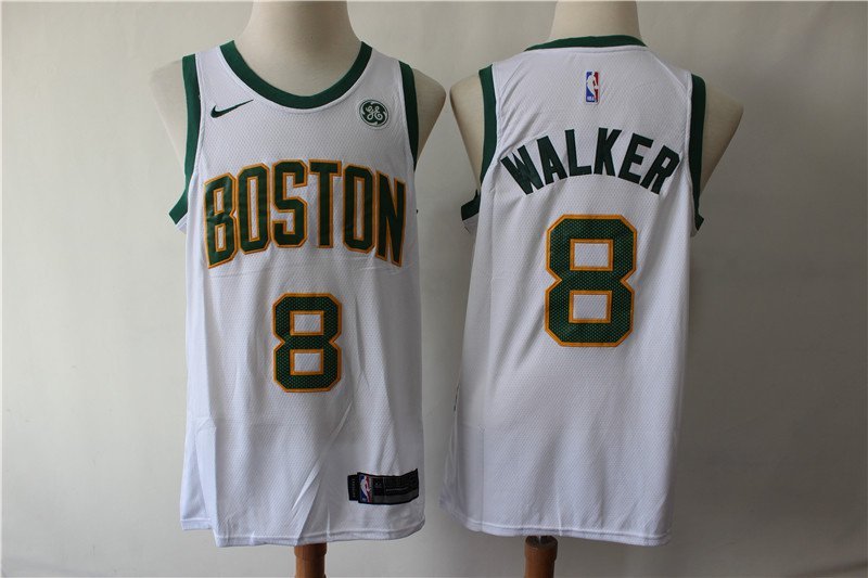 Баскетбольная Джерси Nike Boston Celtics №8 Kemba Walker "White" фото № 2