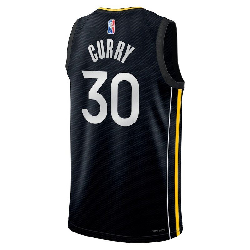 Баскетбольная Джерси Nike Golden State Warriors MVP №30 Stephen Curry "Black" фото № 2