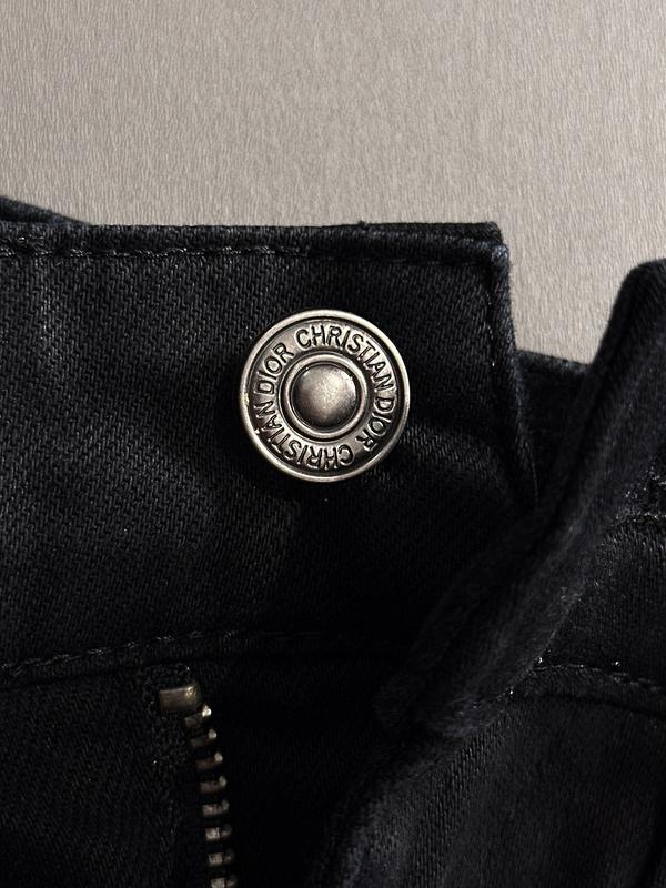 Джинсы Christian Dior Backside Silver Insect "Black" фото № 3