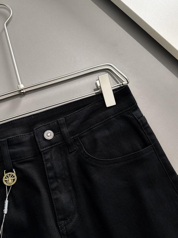 Джинсы Christian Dior Backside Silver Insect "Black" фото № 2