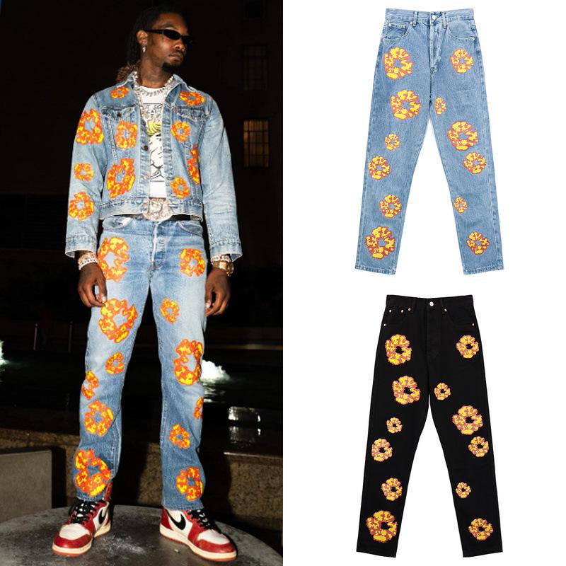 Джинсы Denim Tears Floral "Blue" фото № 2