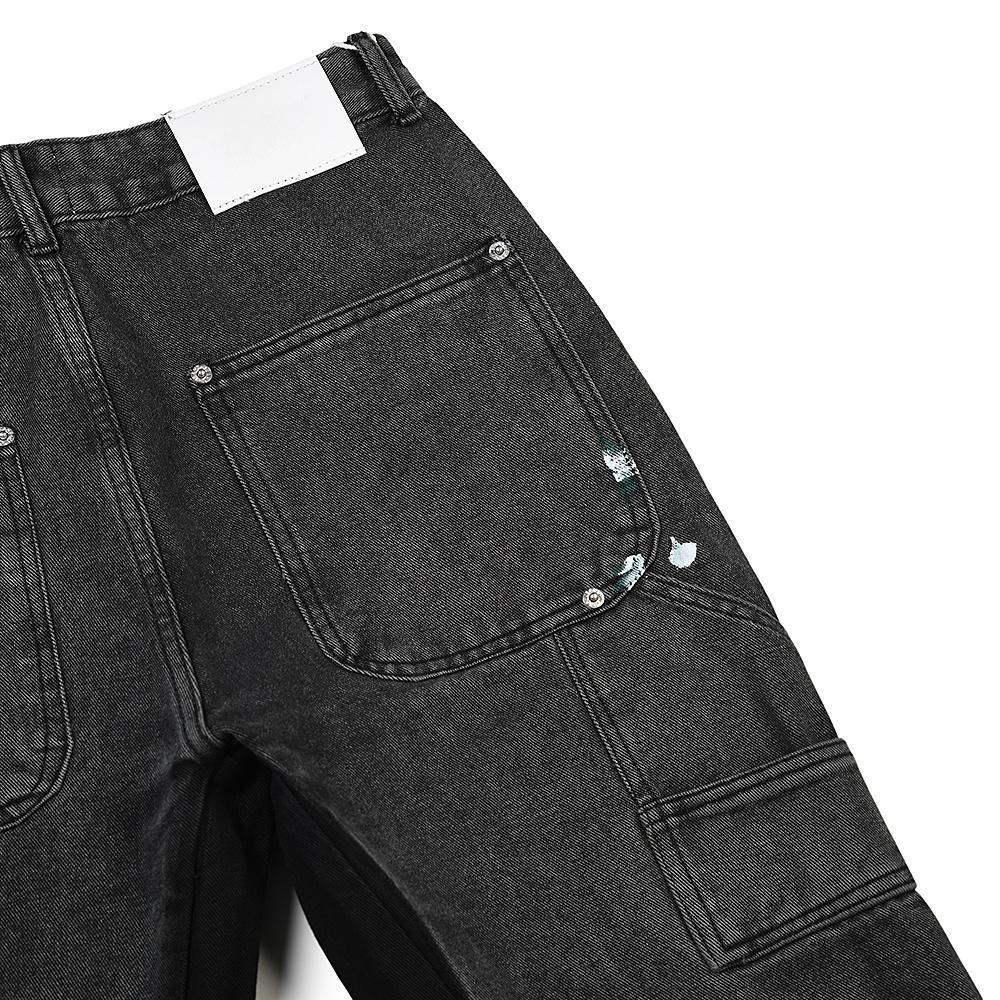 Джинсы Gallery Dept. LA Flare Double Knee "Black" фото № 5