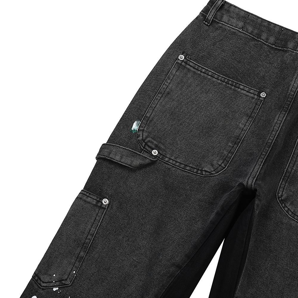 Джинсы Gallery Dept. LA Flare Double Knee "Black" фото № 4